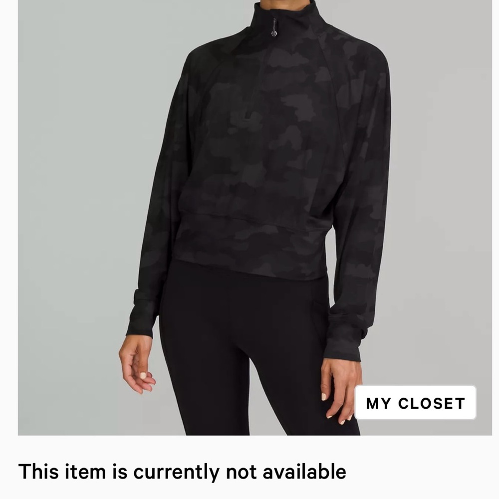 Lululemon ready to rulu half zip Pullover